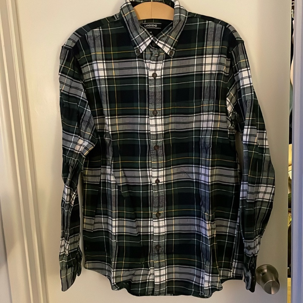 Lands End Flannel Shirt